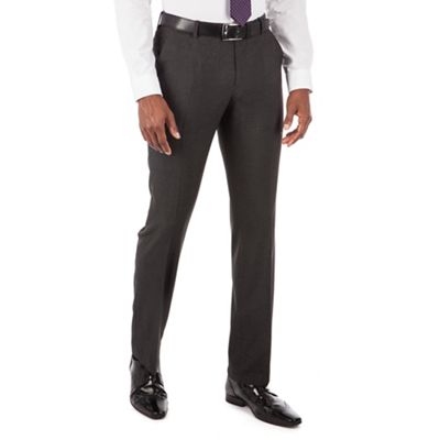 The Collection Charcoal puppytooth tailored fit suit trouser